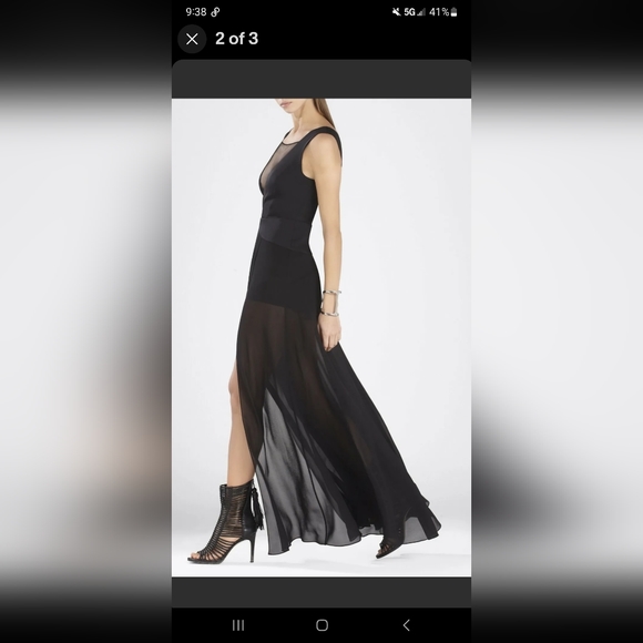 BCBGMAXAZRIA - HALEE - Women's  Size 2 - ROMPER Runway PARTY DRESS - NWOT - Picture 3 of 15